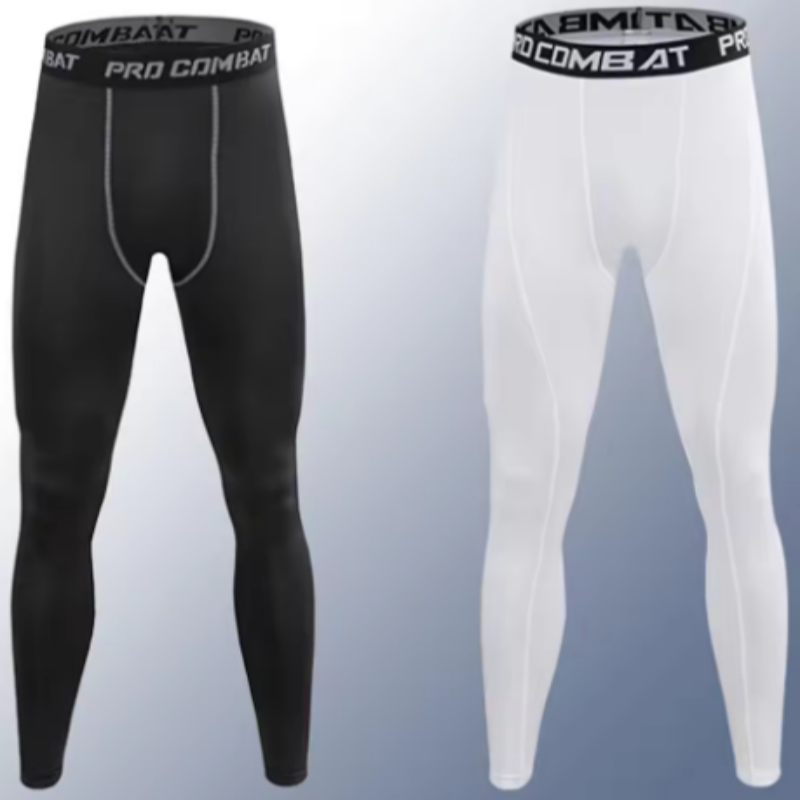 Crossfit Victory - Męskie legginsy sportowe do ćwiczeń na